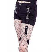 Ženske kratke hlače HEARTLESS - WIDOW MAKER - BLACK - POI1351