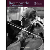 ROSTROPOVICH IN MEMORIAM 9 SOLOS IN HONOR CELLO AND piano