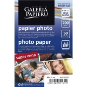 Foto papir - 10 x 15 cm, 200 g/m2, sijajni, 50 listov