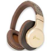 Guess Bluetooth on-ear headphones brown 4G Script (GUBH604GEMW)