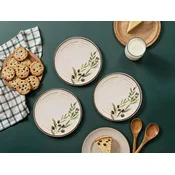 Hermia Set dezertnih tanjira, 6 komada, Bež