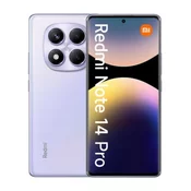 XIAOMI pametni telefon Redmi Note 14 Pro 4G 8GB/256GB, Phantom Purple
