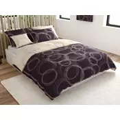 Ljubki dom Bombažna posteljnina BUBBLES BLEND črna Velikost posteljnine: 70 x 90 cm | 140 x 200 cm