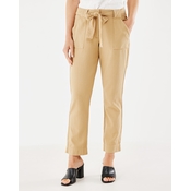 MEXX Ženske pantalone sa kaišem, Krem