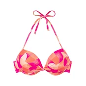 LASCANA Bikini zgornji del bež / oranžna / roza / roza