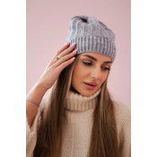 Kesi Cap with fleece Anna K238 light gray
