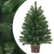 vidaXL vidaXL Umestno božično drevo z stojalom Zelena 95 cm PVC, PE in jeklo, (5000067552)