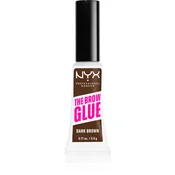 NYX Professional Makeup The Brow Glue Instant Brow Styler gel za obrvi 5 g odtenek 04 Dark Brown za ženske