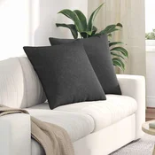 Jastucici za sofu 2 pcs Tamno siva 60 x 60 cm Kordura tekstil