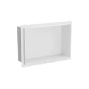 Mexen X-Wall-NR vgradna polica brez prirobnice 30 x 20 cm, bela - 1921302010