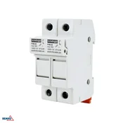 Poistkový odklopnik 2P 10X38 za DIN letev, 1000 V DC, max. 32 A Schelinger BM-A13-FHB-2P-DC1000-32