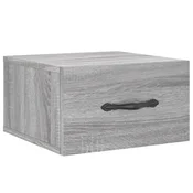 Vidaxl Stenska nočna omarica siva sonoma 35x35x20 cm
