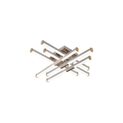 LED prigušiva prislonjen plafonski luster LED/90W/230V 3000-6500K + daljinski upravljac