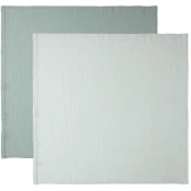 Platnene pelene Bebe-Jou - Pure Cotton Green, 70 ? 70 cm, 2 komada