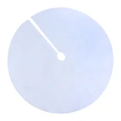 Denis Podloga za božično drevo, 90 cm, okrogla, snežno bela