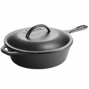 LODGE CAST IRON Visoka ponev s pokrovom 26cm Cast Iron / 2,83l / indukcija / lito železo