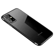 Hurtel Clear Color ovitek za Samsung Galaxy A72 4G, črn z obrobo
