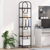 Vidaxl Knjižna polica 5 nivojev 40 x 30 x 183 cm Inženirski les