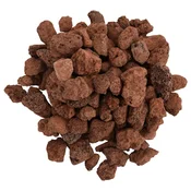 Greatstore Vulkanski kamen 10 kg rdeč 1-2 cm