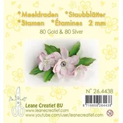 Leane Creatief Flower Pistil Prašniki Gold/Silver