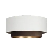 Plafonsko svetlo NATIA 1xE27/60W/230V, precnik 45 cm, belo/smede
