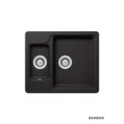 Schock Granitna ugradna sudopera Manhattan N150, 61x51cm, Crna