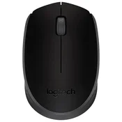 Miš usb 3tipke optički brezžični m171 logitech črn blister