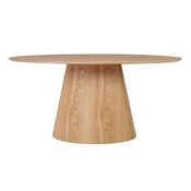 Miza Burleson 387 Jesen, 76x90x160cm, Naravni furnir, MDF plošča