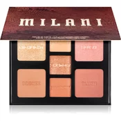 Milani All-Inclusive Eye, Cheek & Face Palette paleta za cijelo lice Medium To Deep