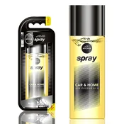 slomart AROMA CAR Aroma Spray osvežilček za avto, črna, 50ml