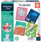 Edukativna igra za najmlade The Alphabet Educa Ucimo abecedu sa slicicama 78 dijelova od 3-5 god