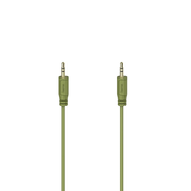 HAMA Flexi-Slim avdio kabel, 3,5 mm vtič Jack, pozlačen, zelen, 0,75 m