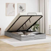 Otomanski krevet s pohranom Sivi Sonoma 193 x 135 x 25 cm