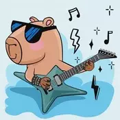Rayher. Slikanje po številkah, Capybara rock star