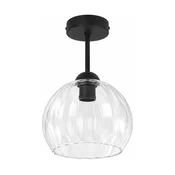 BRILAGI - LED pritrjen lestenec RETRO GLASS 1xE27/60W/230V premer 25 cm črna/prozorna