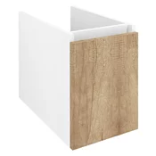 LOREA spodnja omarica z vrati, 30x44x51,2 cm, desna/leva, hrast alabama/bela mat - Rjava - 30x44x51,2 cm - Sapho - LOREA - 24 - MDF/laminat - 300 - 440 - 512 - 14