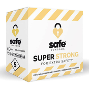 SAFE Super Strong - izjemno močan kondom (5 kosov)