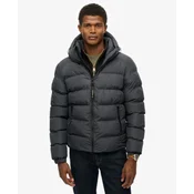 Superdry za moške. M5011905A Prešita športna jakna black (XXL), Črna, Priložnostno, Reciklirani polister, Trajnostni