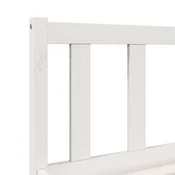 shumee vidaXL Raztegljiva postelja brez vzmetnice, 90x210 cm, masivni borov les