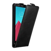 Cadorabo Cadorabo Ohišje, združljivo z LG G4 / G4 PLUS v nočna črna - Zaščitni ovitek v obliki flipa z magnetnim zapiranjem, (20567106)