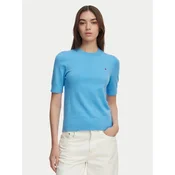Tommy Hilfiger Majica WW0WW49705 Modra Slim Fit