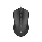 HP 100 EURO Žicni Miš | Crni