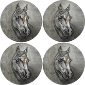 Bertoni Home Unisexs 4 Round Table Pads Set Lord