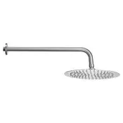 VEVOR Komplet tuš armatur za dežni sistem z okroglim tušem premera 254 cm in ročnim pršilcem 530x245x145 mm nikelj