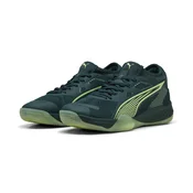 PUMA Eliminate NITROâ?c SQD 4 Handball Shoes Unisex, Shoes, Green Terrain/Fizzy Light/White, 48