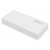 Gigabit Ethernet Switch 8-port, unmanaged, Desktop