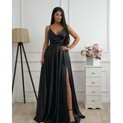 Squareonline Ženska haljina Black Essence, Crna