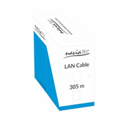 NaviaTec Cat6A, UTP solid, 23AWG, Copper 305m, NVT-CAT6A-BOX255 NVT-CAT6A-BOX255