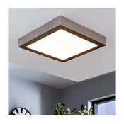 Eglo 78218 - LED plafonsko svetlo FUEVA LED/22W/230V 30x30 cm mat hrom