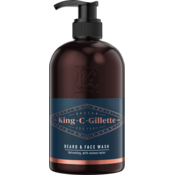 Gillette King C. moška emulzija za umivanje obraza in brade, 350 ml